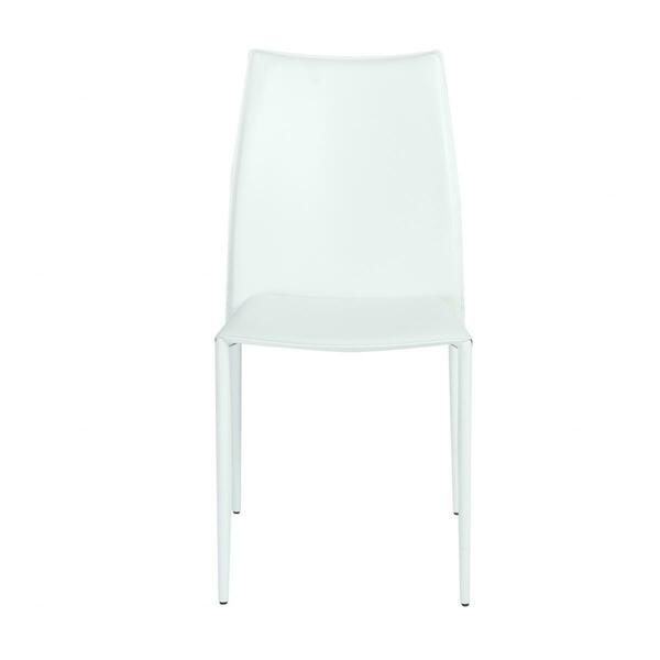 Gfancy Fixtures Premium All Stacking Dining Chairs, White, 2PK GF3101708